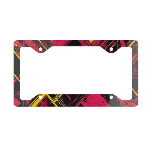 ✨🚗 The Enchanted Drive: Glossed Glory License Plate Frame – Luxury Custom Metal Accent 💎🌙