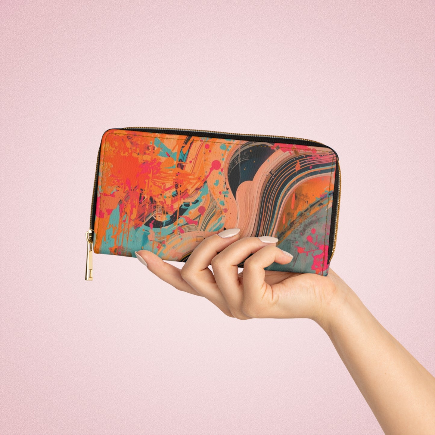 💎✨ Mystical Magic: The Enchanted Zippered Wallet of Elegance & Wonder 🔮💖🌙
