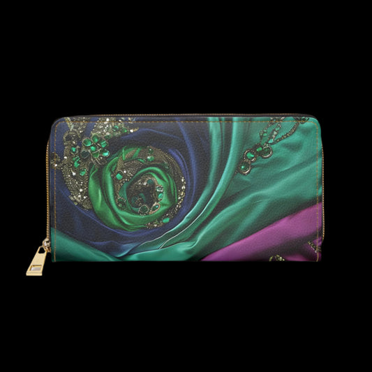 💎✨ Mystical Magic: The Enchanted Zippered Wallet of Elegance & Wonder 🔮💖🌙