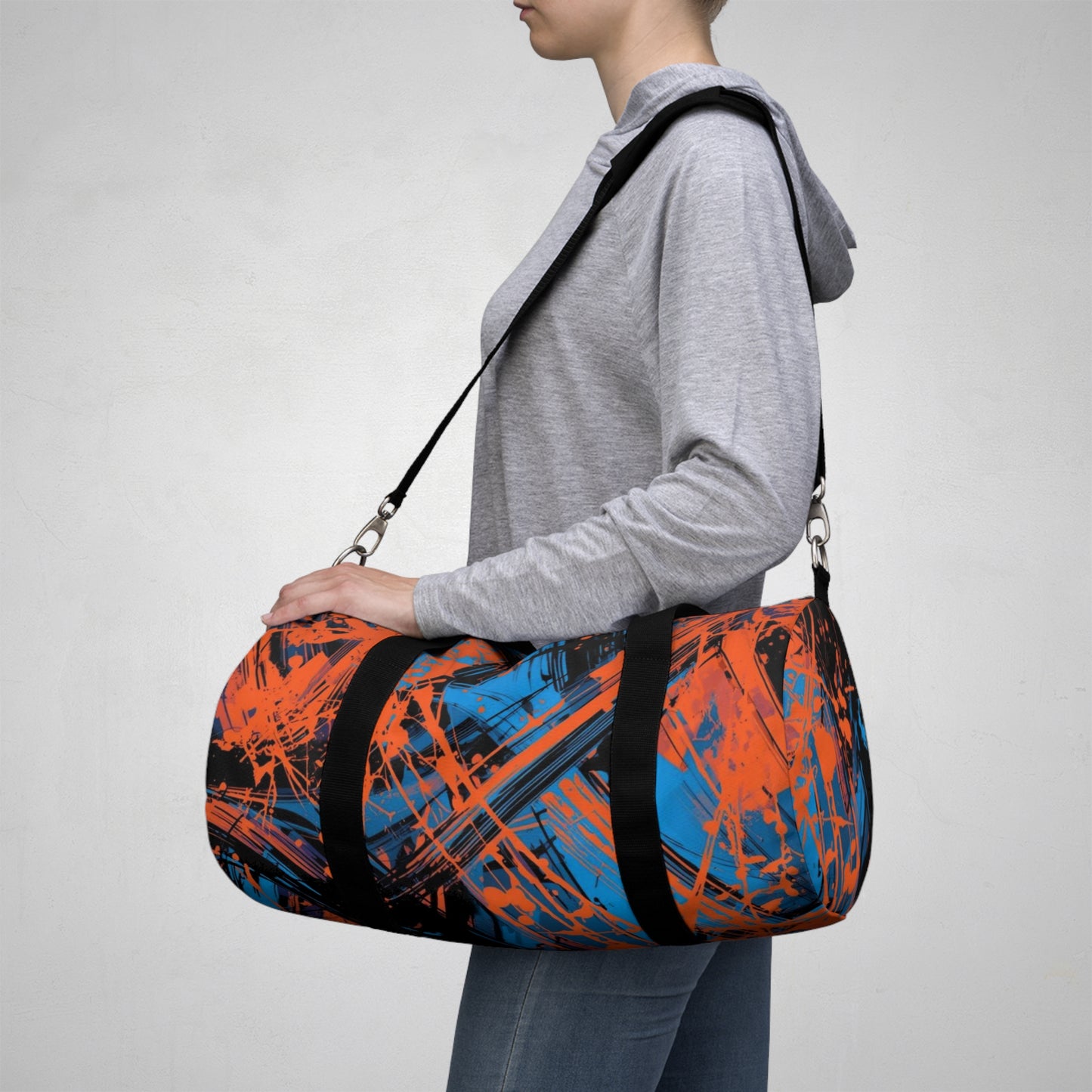 The Razzle-Dazzle Duffle Bag – One-of-a-Kind Design 🎨🔥