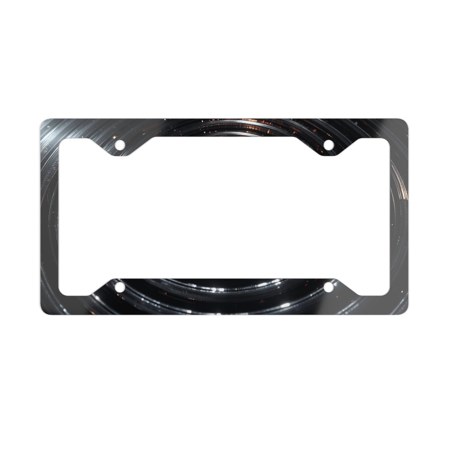 ✨🚗 The Enchanted Drive: Glossed Glory License Plate Frame – Luxury Custom Metal Accent 💎🌙