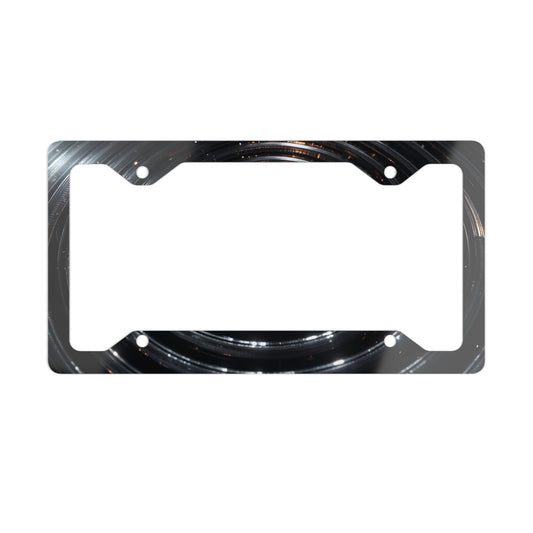 ✨🚗 The Enchanted Drive: Glossed Glory License Plate Frame – Luxury Custom Metal Accent 💎🌙