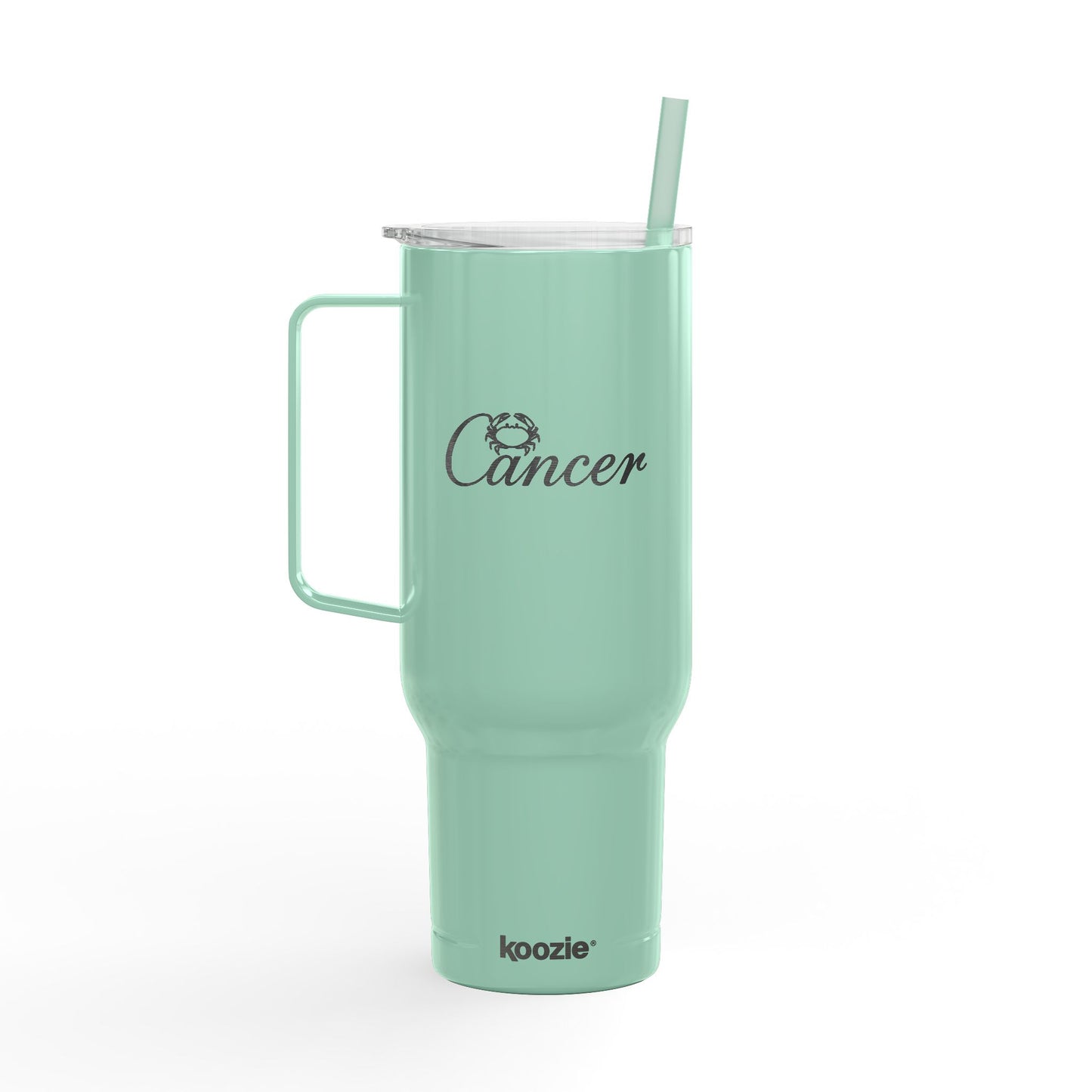 Cosmic Cancer Signatures ✨ 40oz Engraved Zodiac Tumbler
