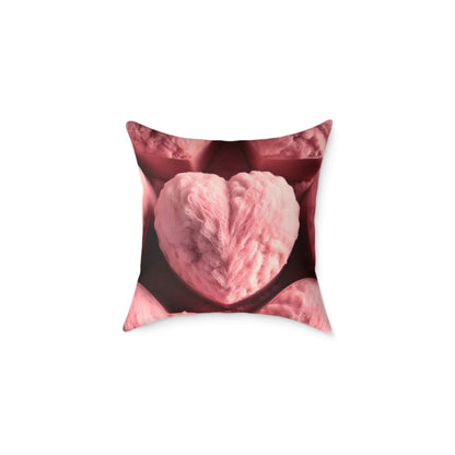 Love in Bloom: Enchanted Decorative Pillow for a Cozy Touch