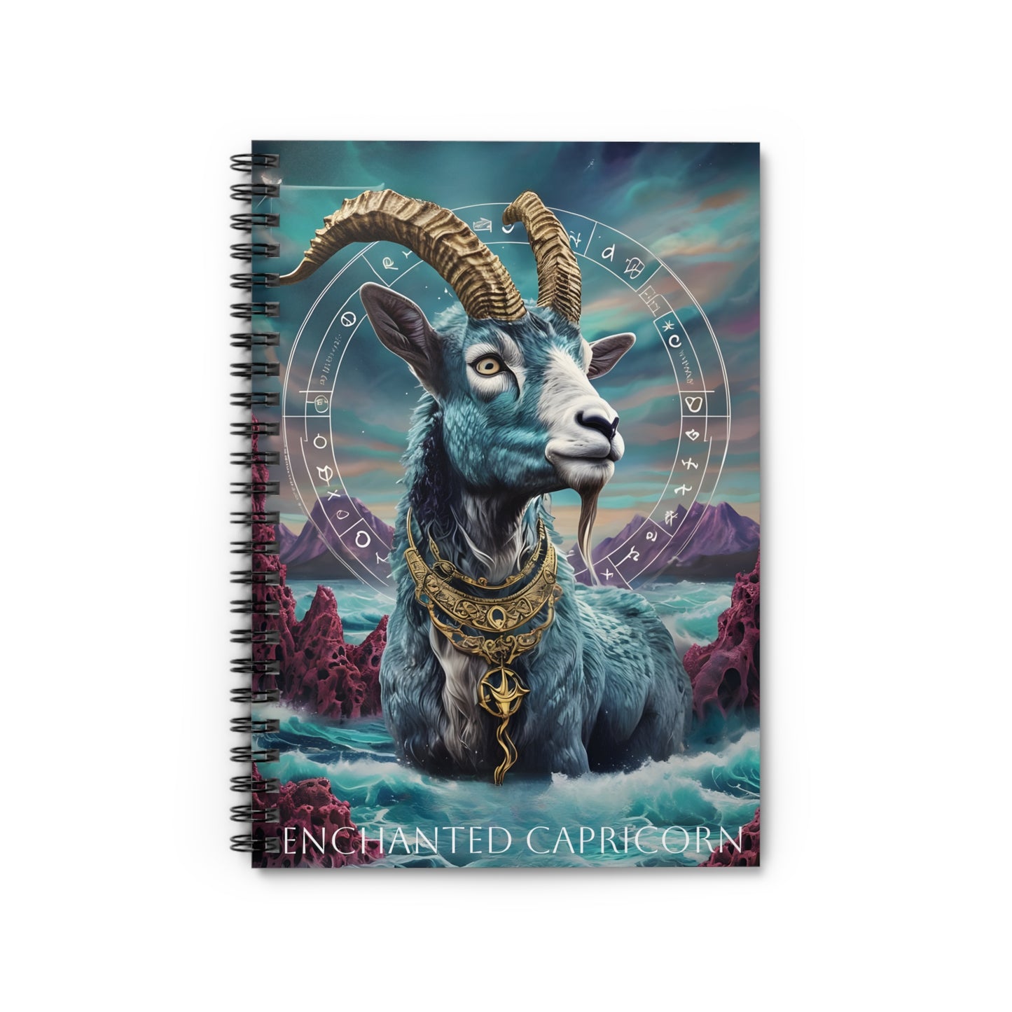 🏔️✨ Enchanted Capricorn Zodiac Journal – A Determined Notebook for Ambitious Souls & Goal-Getters ♑📖