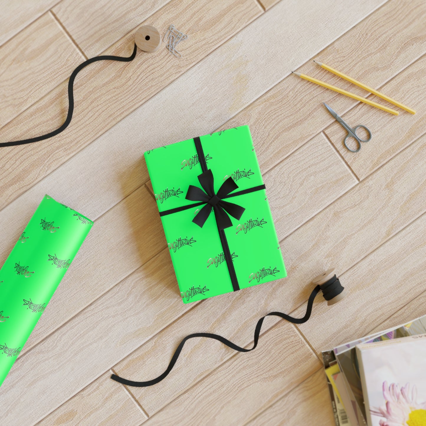 ♐ Enchanted Sagittarius Wrapping Paper – A Wild Birthday Adventure in Every Fold 🏹✨