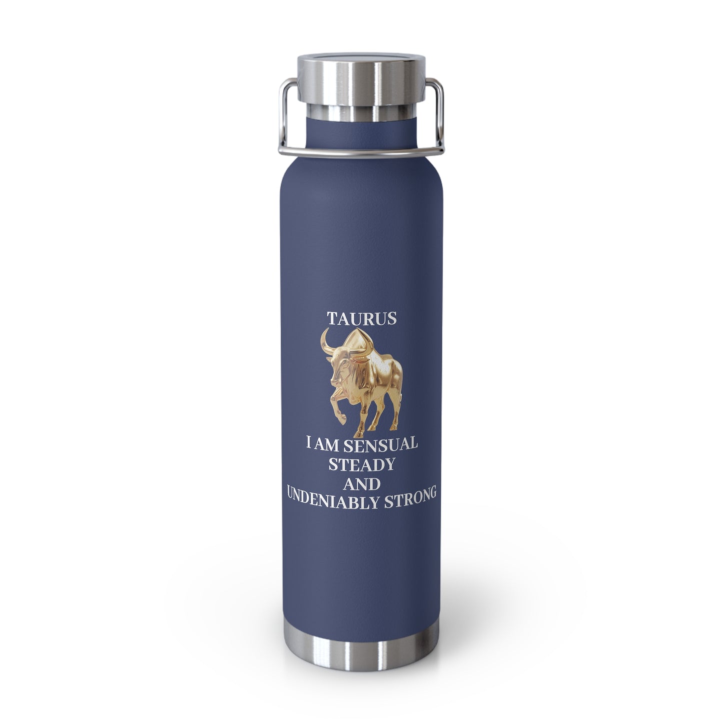 ✨🔮 Enchanted Taurus Copper Insulated Bottle – 22oz of Temperature Magic! 🔮✨