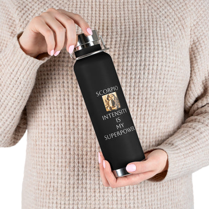 ✨🔮 Enchanted Scorpio Copper Insulated Bottle – 22oz of Temperature Magic! 🔮✨