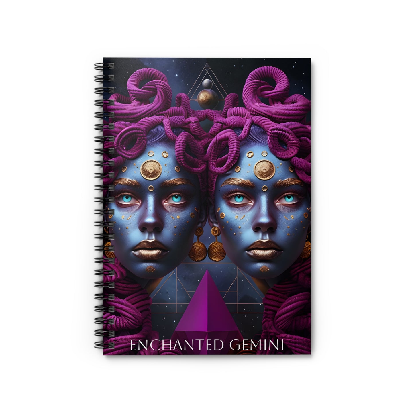 🌟✨ Enchanted Gemini Zodiac Journal – A Dual-Thoughts Notebook for Curious Minds & Adventurous Spirits ♊📖