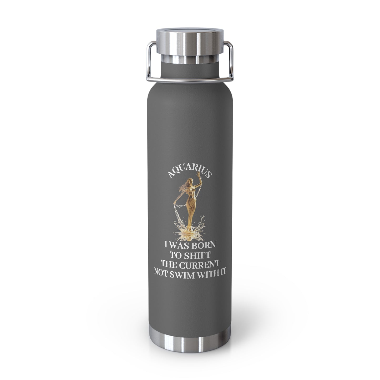 ♒ Aquarius Statement Bottle | The Enchanted Vessel™ Collection