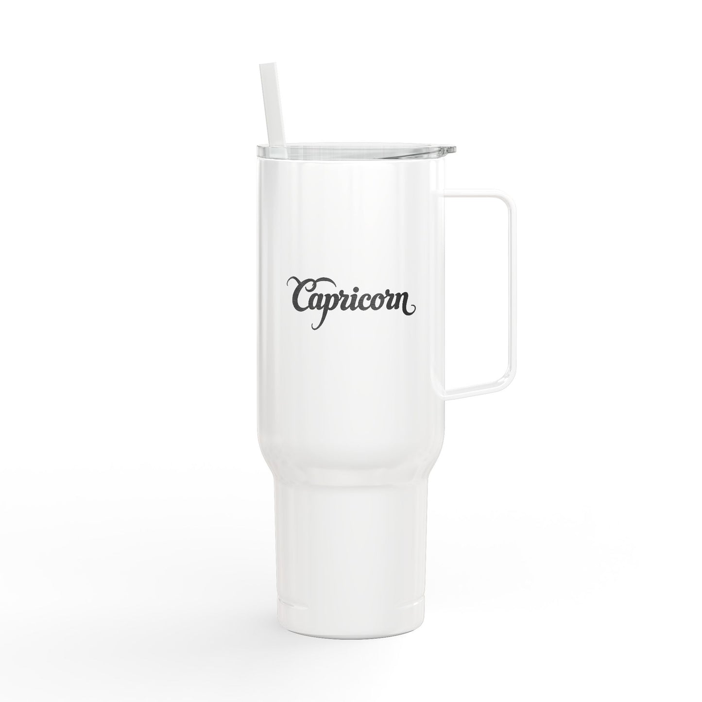 Cosmic Capricorn Signatures ✨ 40oz Engraved Zodiac Tumbler