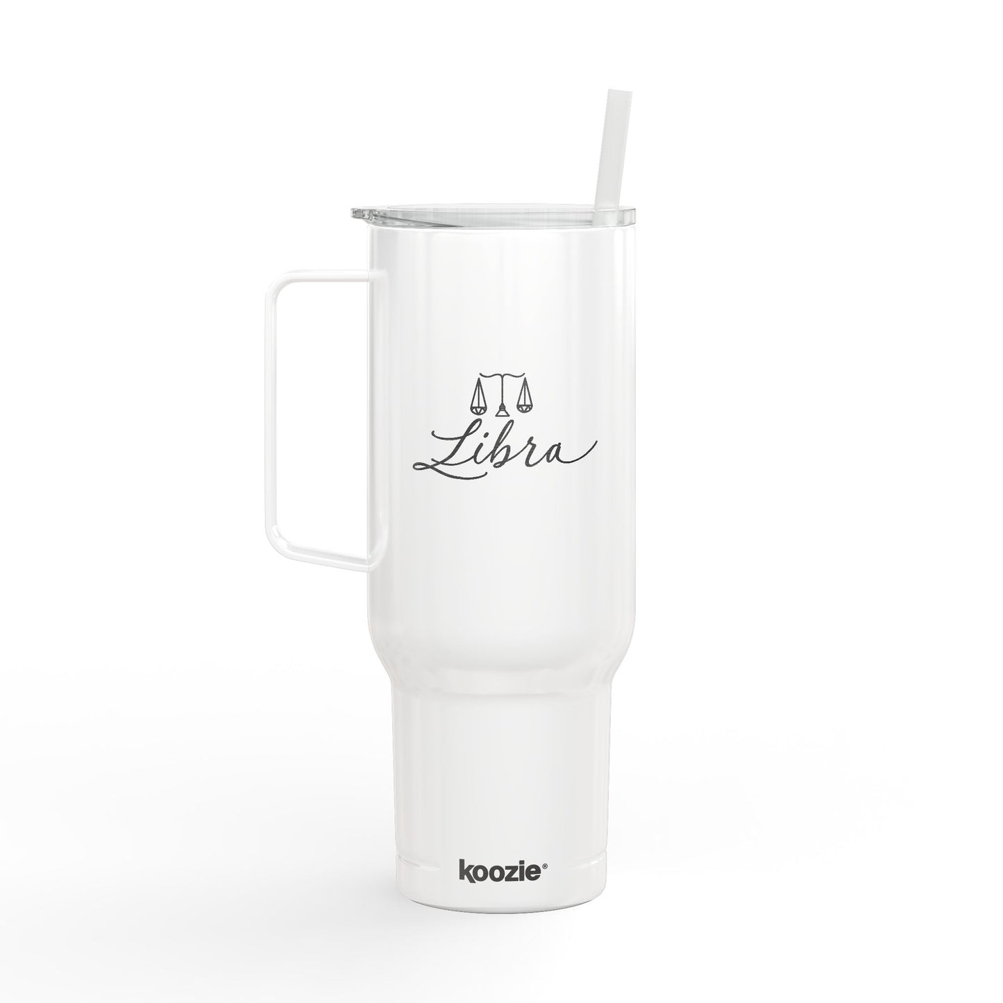 Cosmic Libra Signatures ✨ 40oz Engraved Zodiac Tumbler