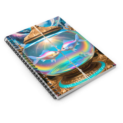 🌊✨ Enchanted Pisces Zodiac Journal – A Mystical Spiral Notebook for Dreams & Inspiration 🌙📖