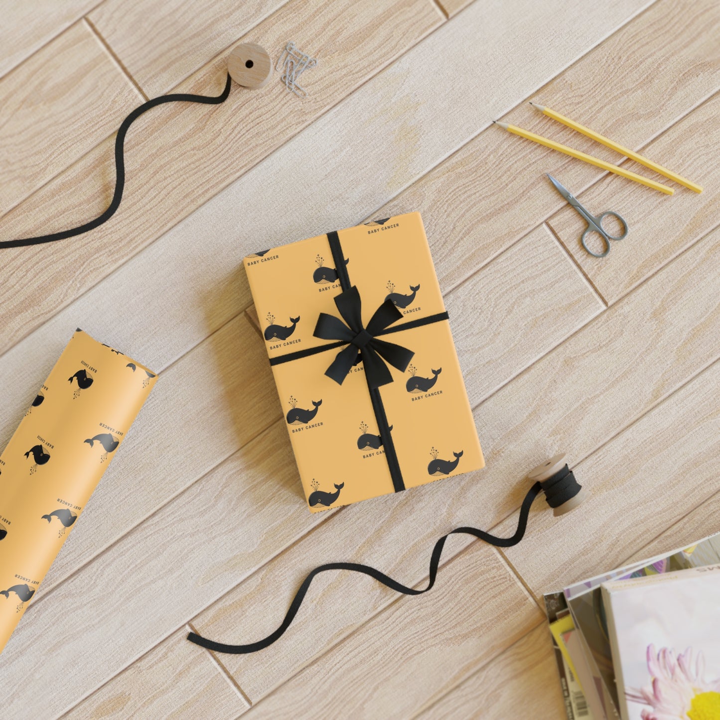 ♋ Baby Cancer Wrapping Paper | The Enchanted Wrap™ Collection ♡