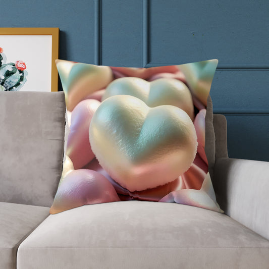 Love in Bloom: Enchanted Decorative Pillow for a Cozy Touch