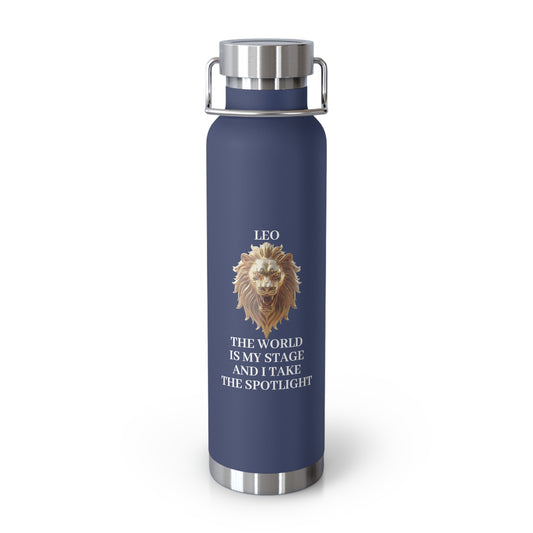✨🔮 Enchanted Leo Copper Insulated Bottle – 22oz of Temperature Magic! 🔮✨