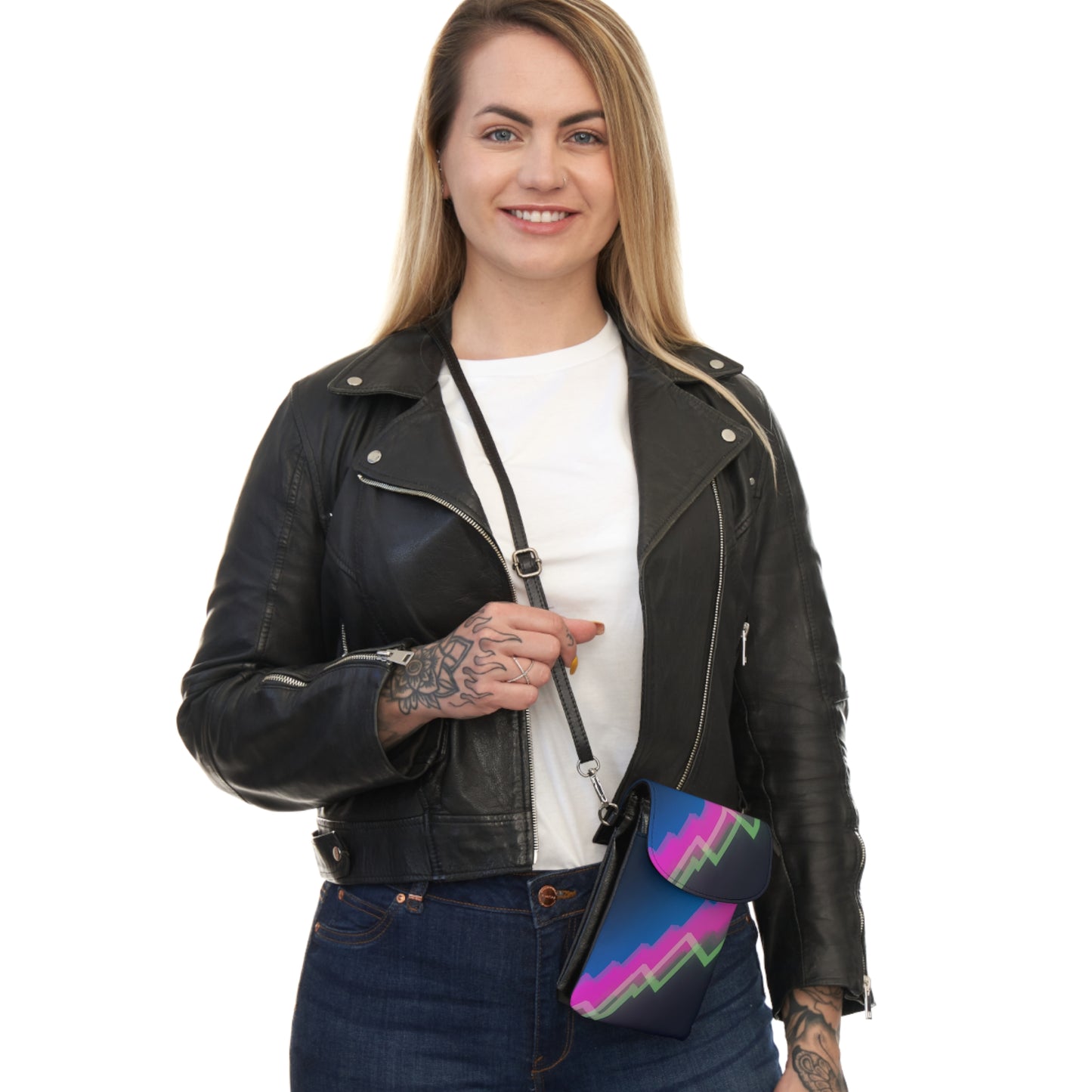 👜🌟 The Razzle-Dazzle Pocket Prism™ Cell Phone Wallet ✨💼🌈