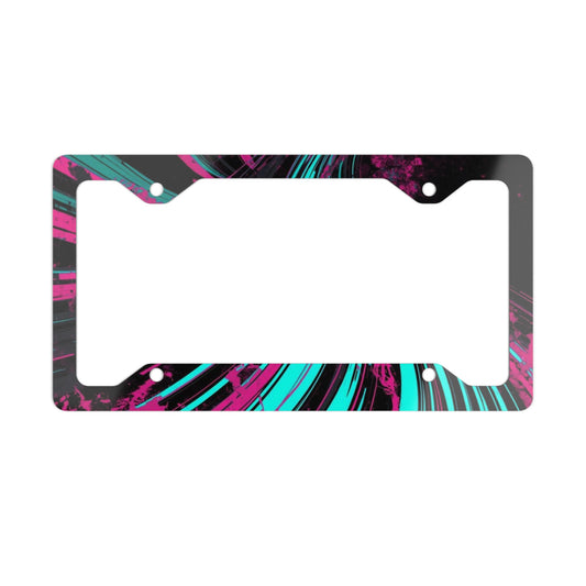 ✨🚗 The Enchanted Drive: Glossed Glory License Plate Frame – Luxury Custom Metal Accent 💎🌙