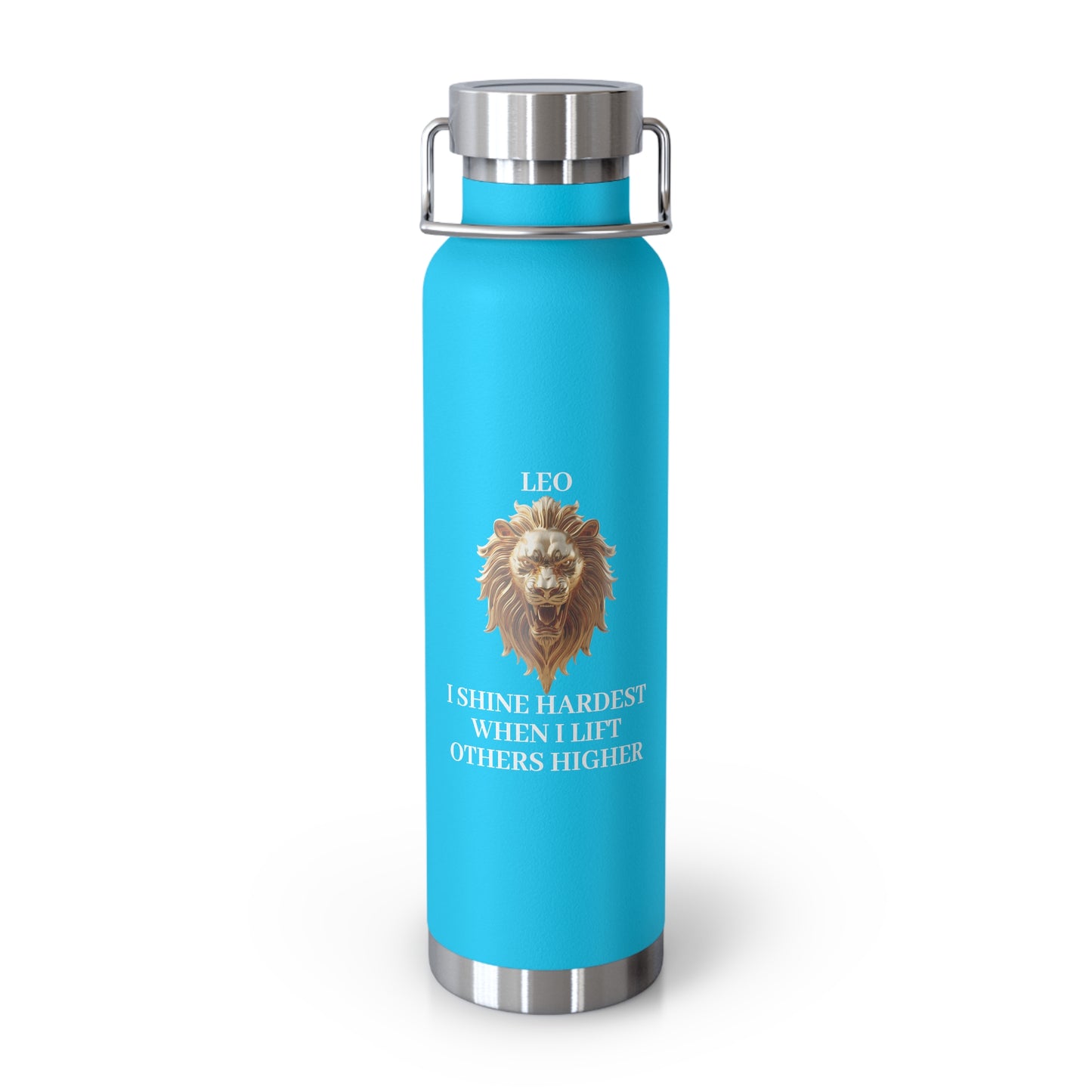 ✨🔮 Enchanted Leo Copper Insulated Bottle – 22oz of Temperature Magic! 🔮✨