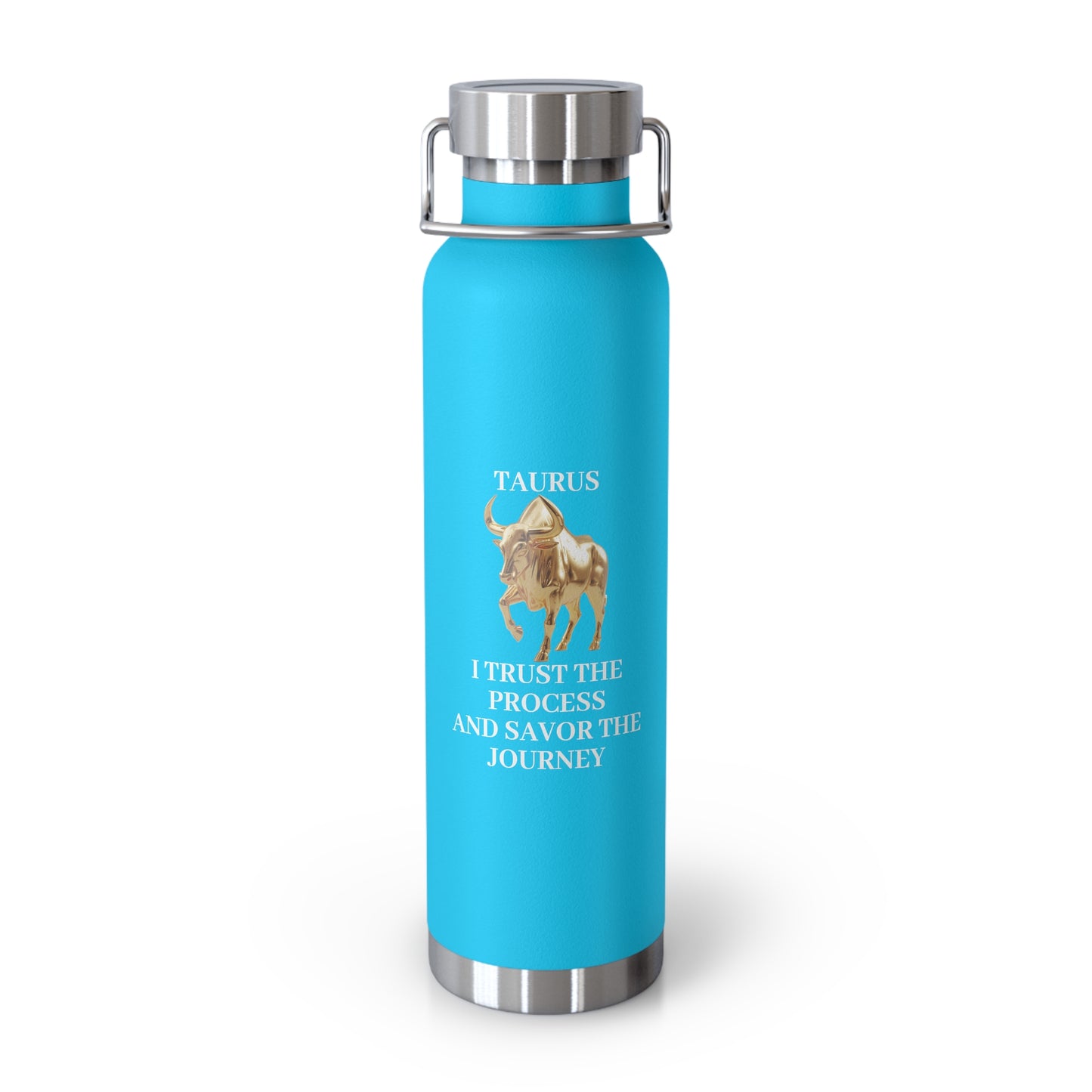 ✨🔮 Enchanted Taurus Copper Insulated Bottle – 22oz of Temperature Magic! 🔮✨