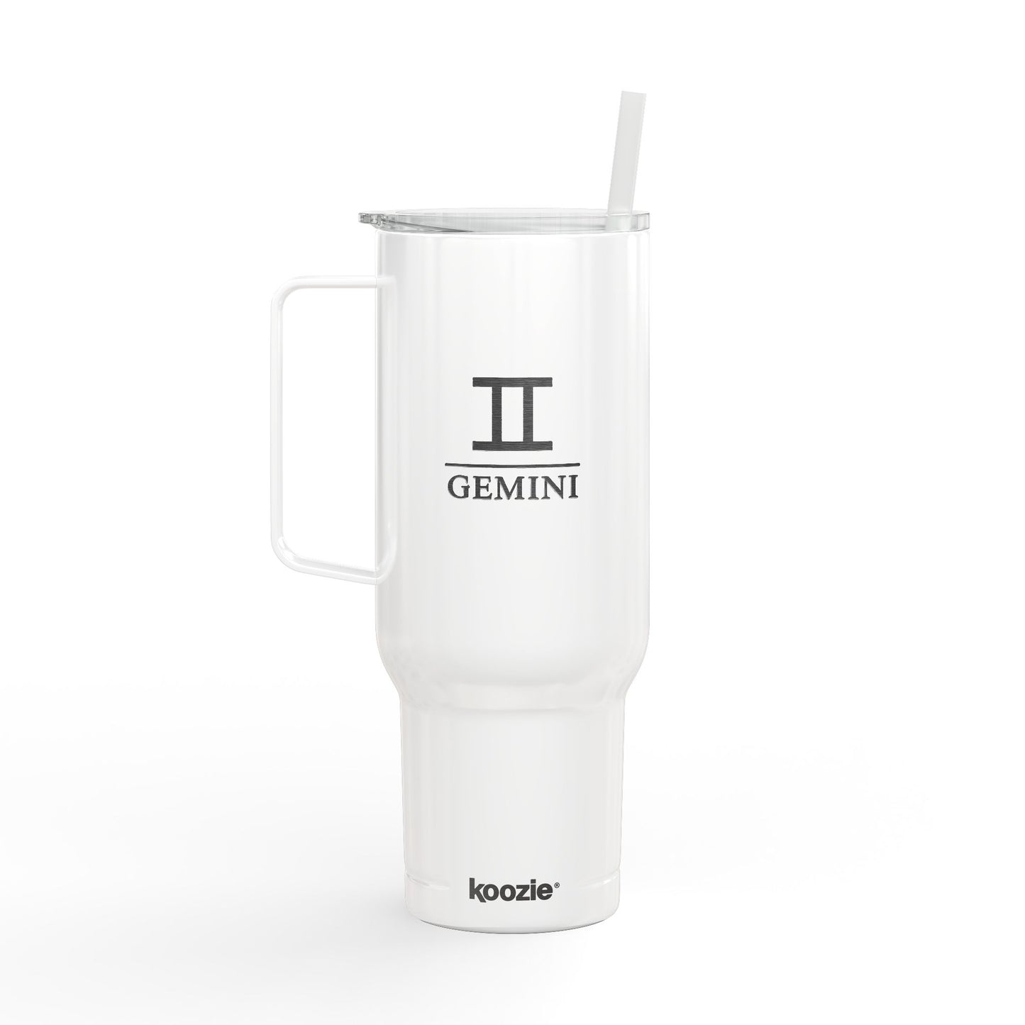 Cosmic Gemini Signatures ✨ 40oz Engraved Zodiac Tumbler