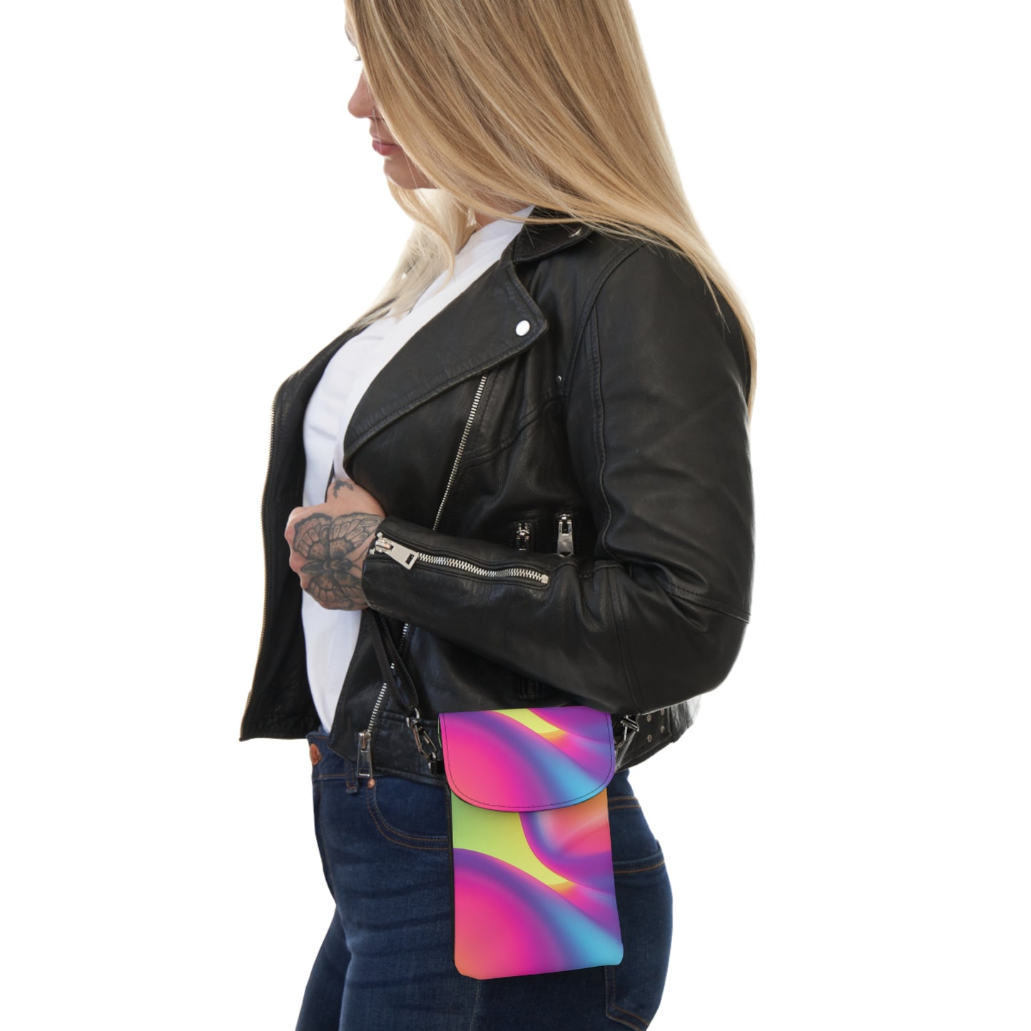 👜🌟 The Razzle-Dazzle Pocket Prism™ Cell Phone Wallet ✨💼🌈