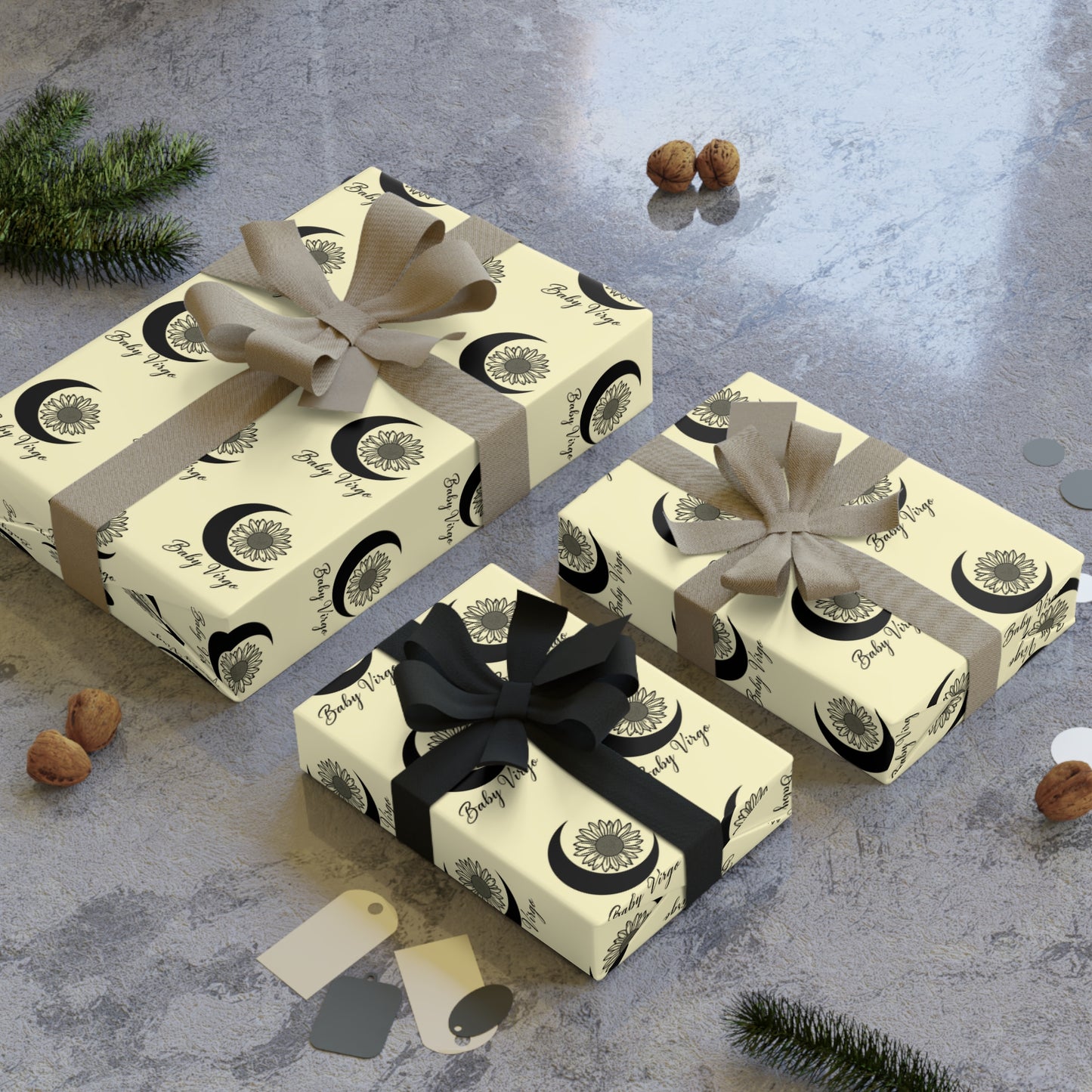 ♍ Baby Virgo Wrapping Paper | The Enchanted Wrap™ Collection ♡
