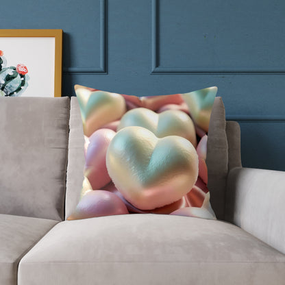 Love in Bloom: Enchanted Decorative Pillow for a Cozy Touch