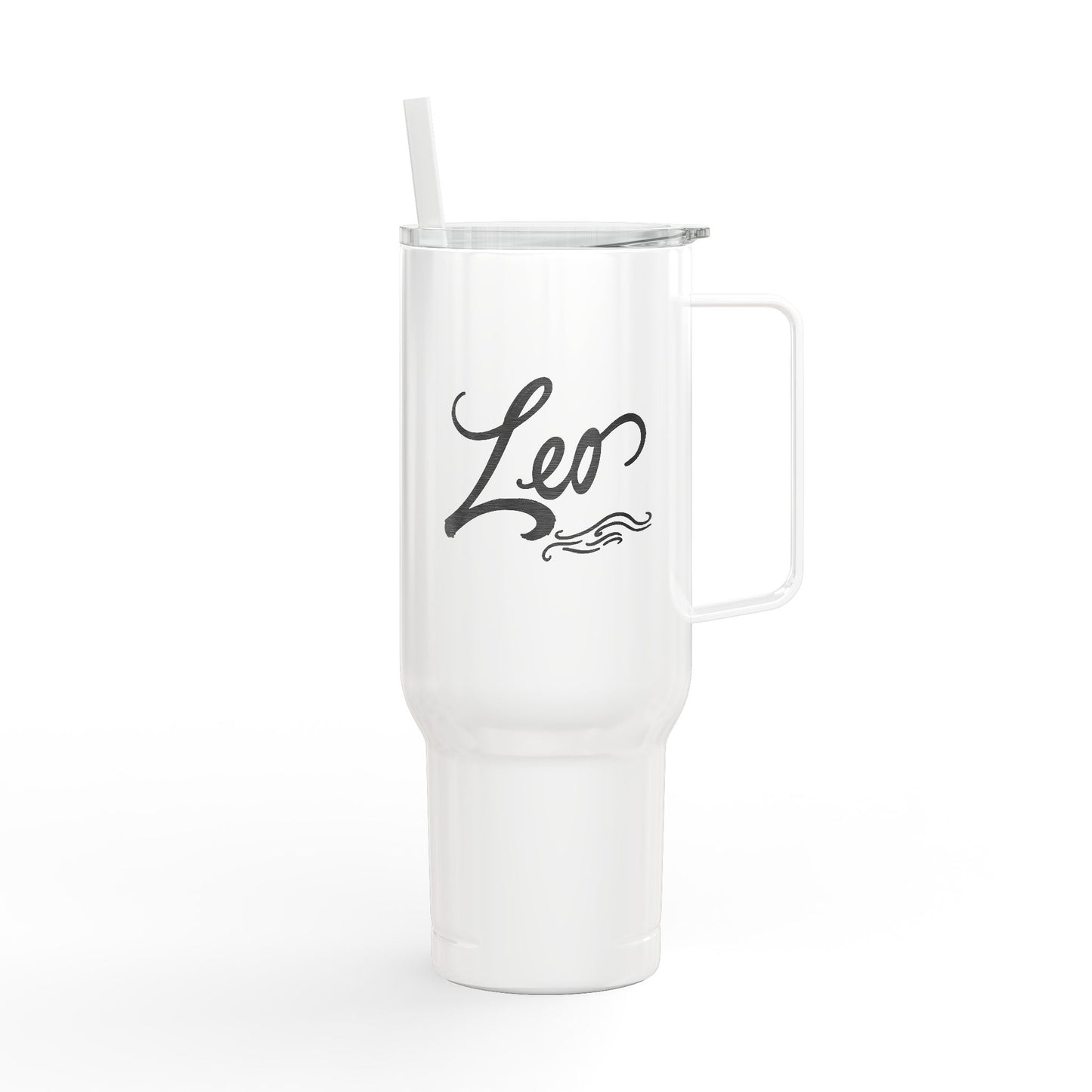 Cosmic Leo Signatures ✨ 40oz Engraved Zodiac Tumbler