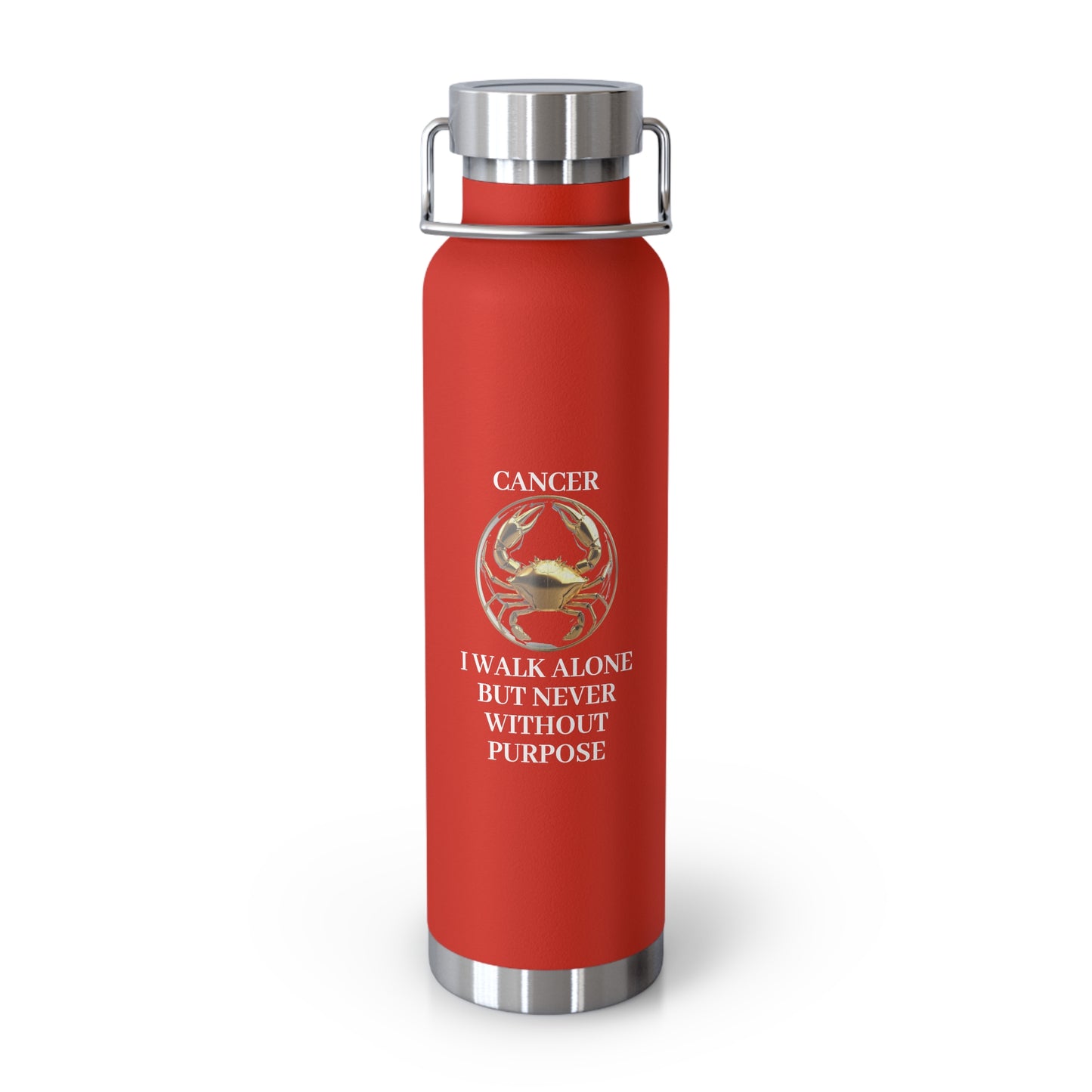 ✨🔮 Enchanted Cancer Copper Insulated Bottle – 22oz of Temperature Magic! 🔮✨