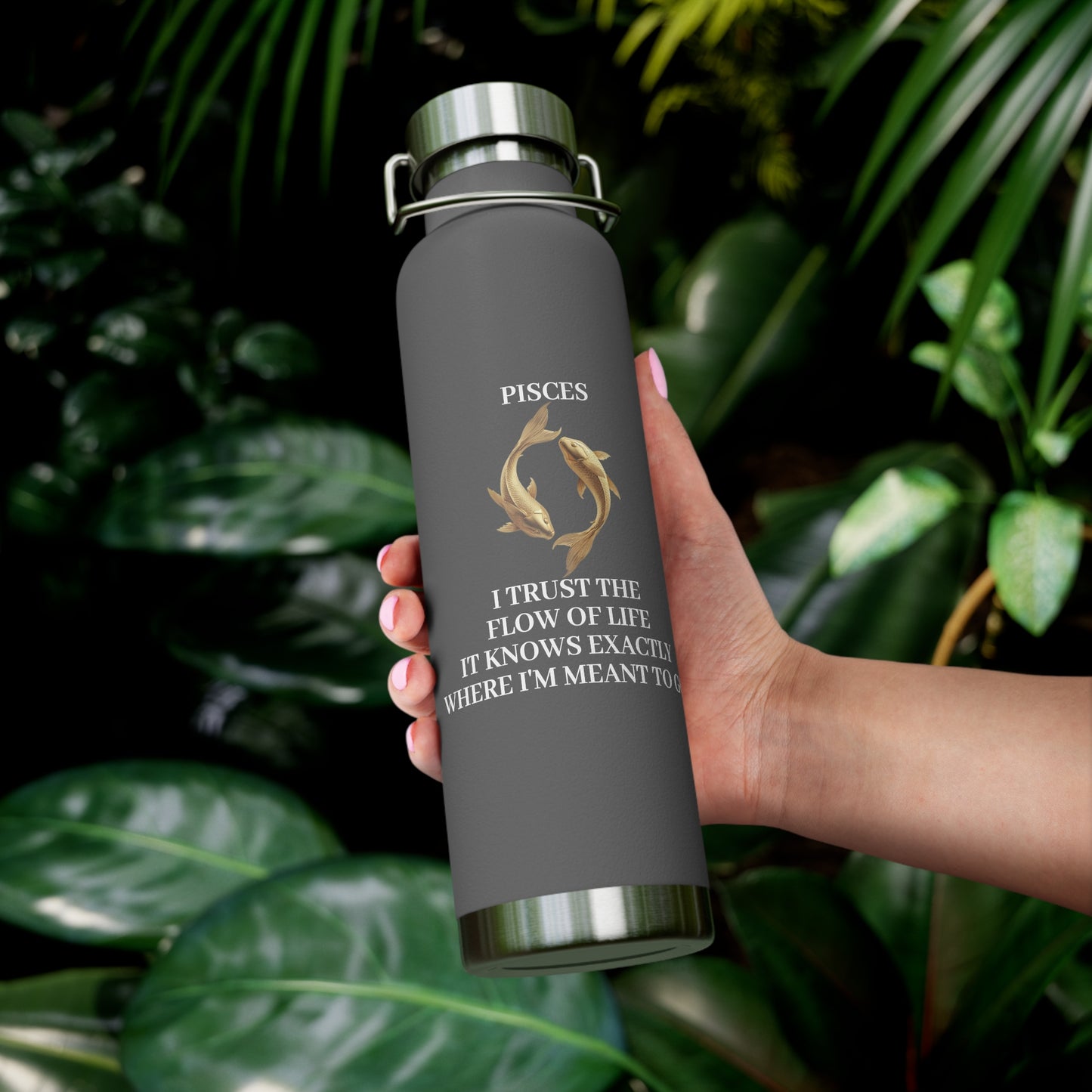 ♓ Pisces Statement Bottle | The Enchanted Vessel™ Collection