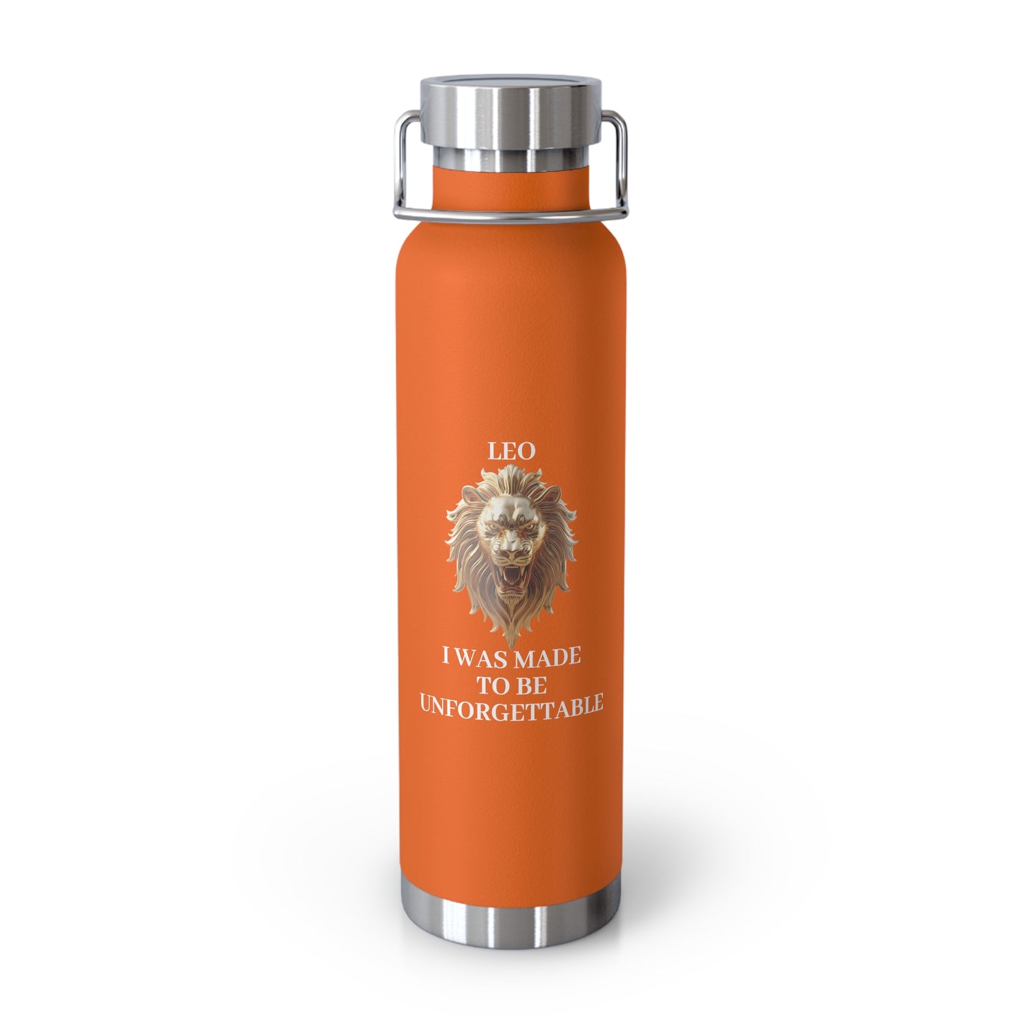 ✨🔮 Enchanted Leo Copper Insulated Bottle – 22oz of Temperature Magic! 🔮✨