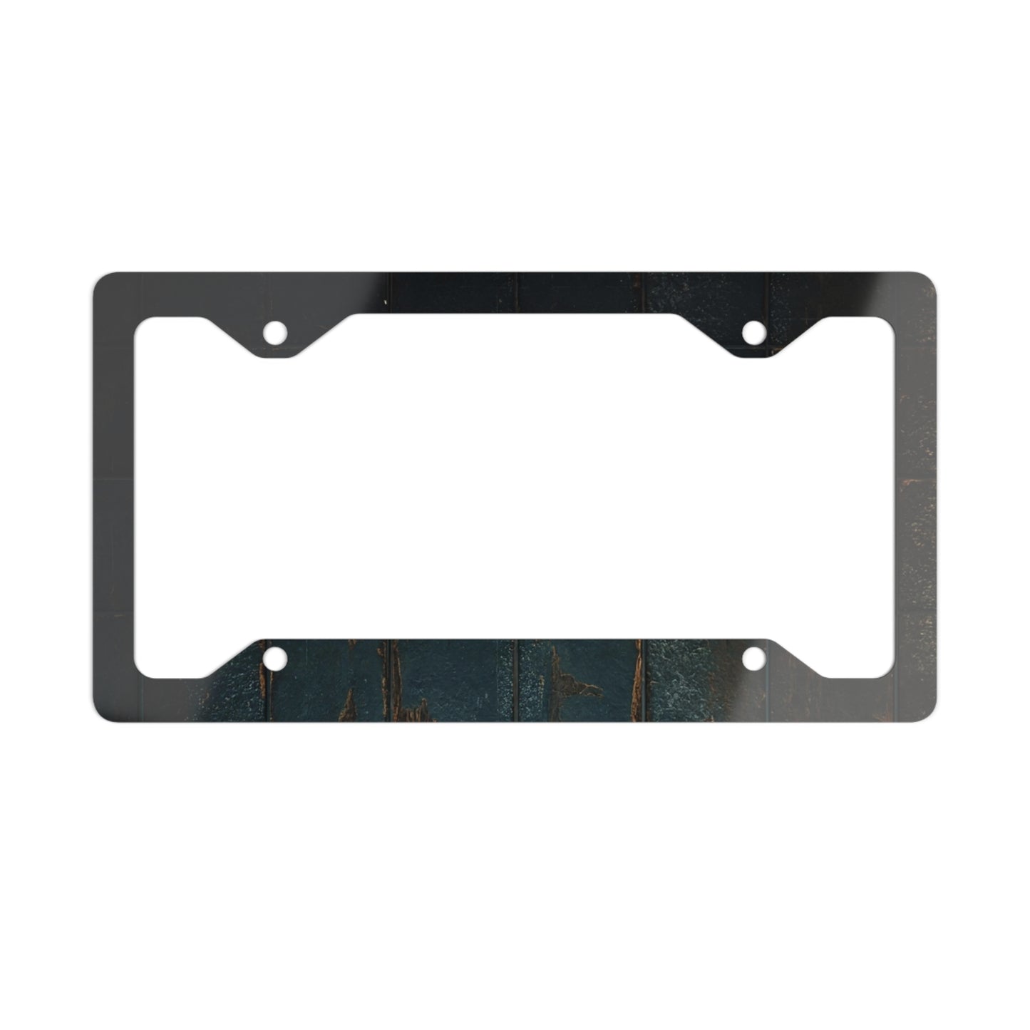 ✨🚗 The Enchanted Drive: Glossed Glory License Plate Frame – Luxury Custom Metal Accent 💎🌙