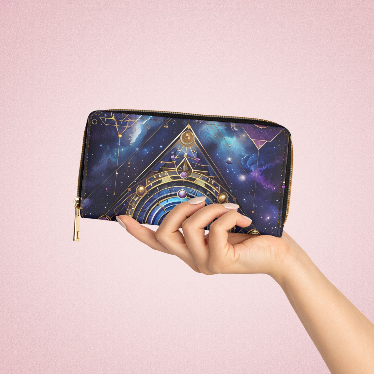 💎✨ Mystical Magic: The Enchanted Zippered Wallet of Elegance & Wonder 🔮💖🌙