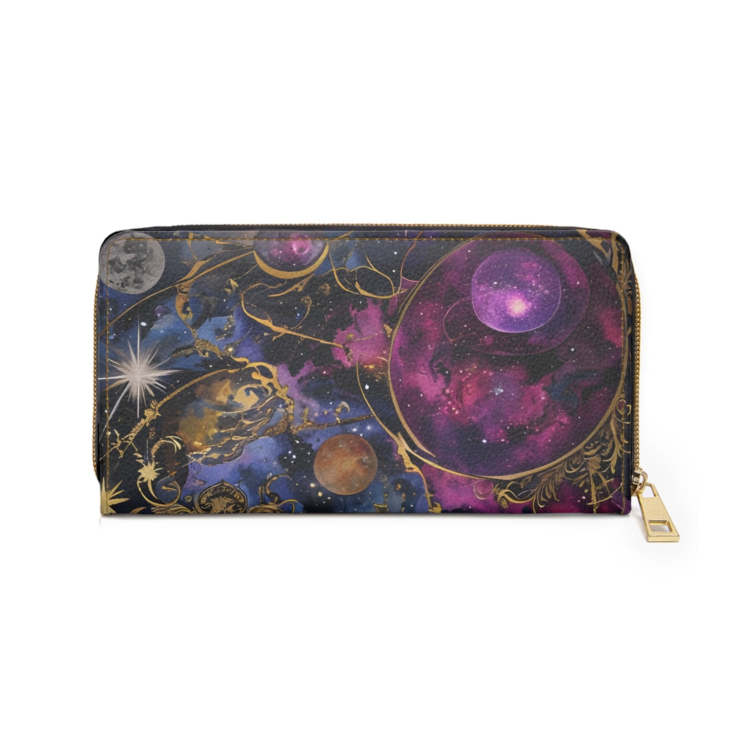 💎✨ Mystical Magic: The Enchanted Zippered Wallet of Elegance & Wonder 🔮💖🌙