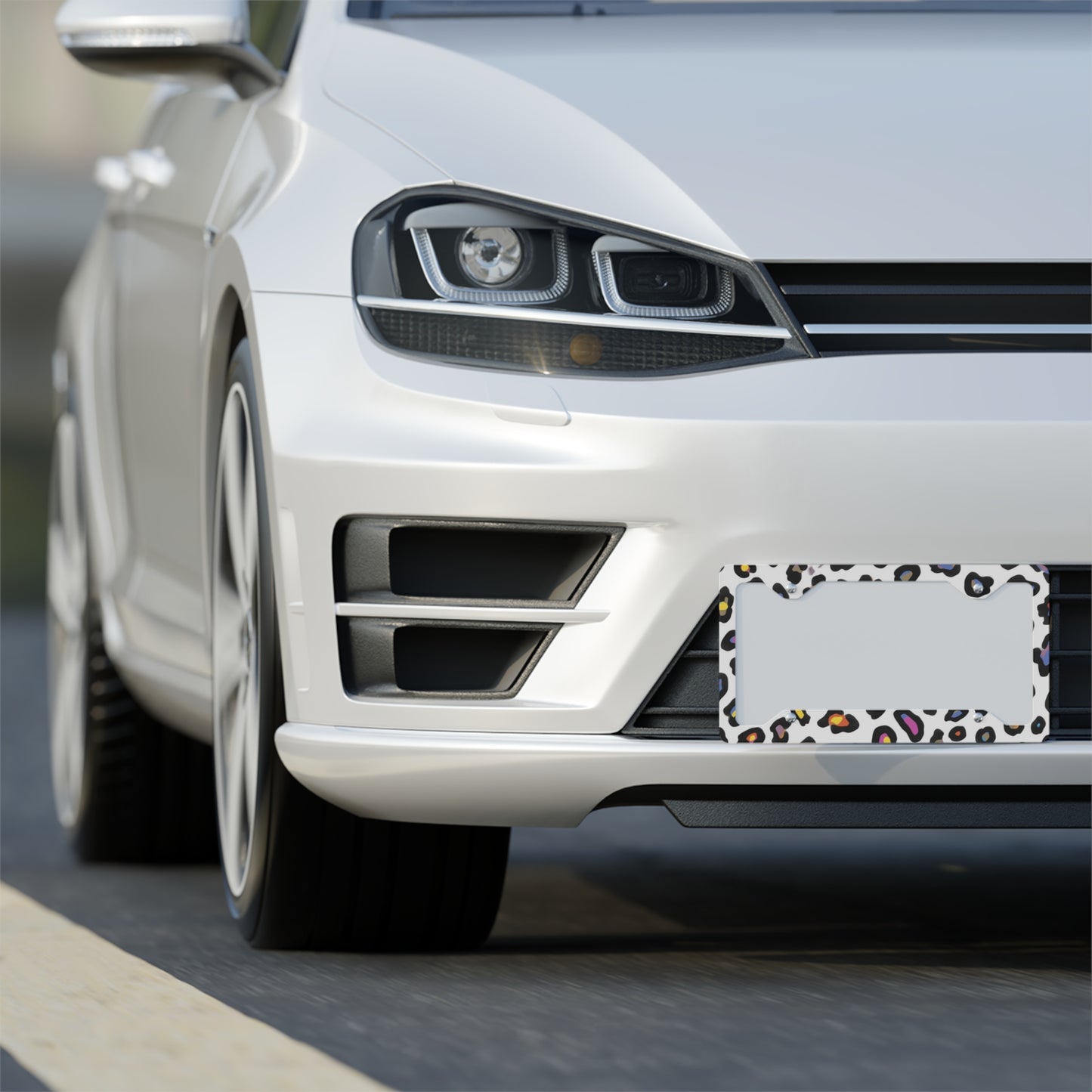 ✨🚗 The Enchanted Drive: Glossed Glory License Plate Frame – Luxury Custom Metal Accent 💎🌙