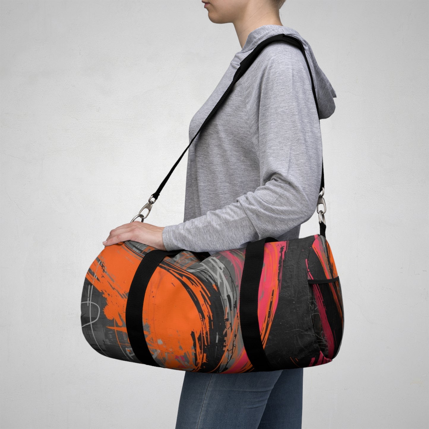 The Razzle-Dazzle Duffle Bag – One-of-a-Kind Design 🎨🔥