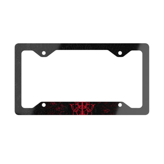 ✨🚗 The Enchanted Drive: Glossed Glory License Plate Frame – Luxury Custom Metal Accent 💎🌙