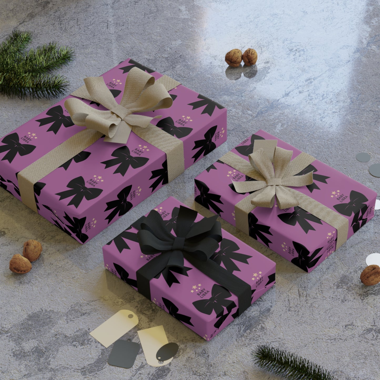 ♎ Baby Libra Wrapping Paper | The Enchanted Wrap™ Collection ♡