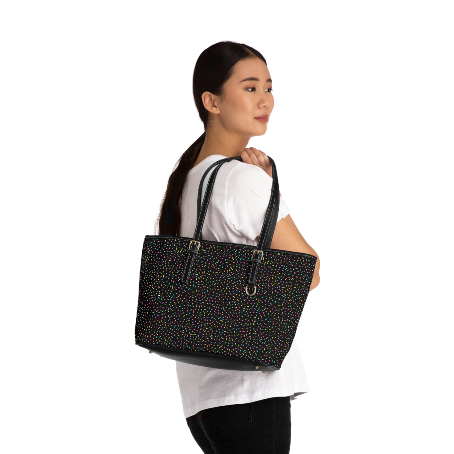 👜✨ The Razzle-Dazzle Double Vision™ PU Leather Shoulder Bag ✨👜🌈