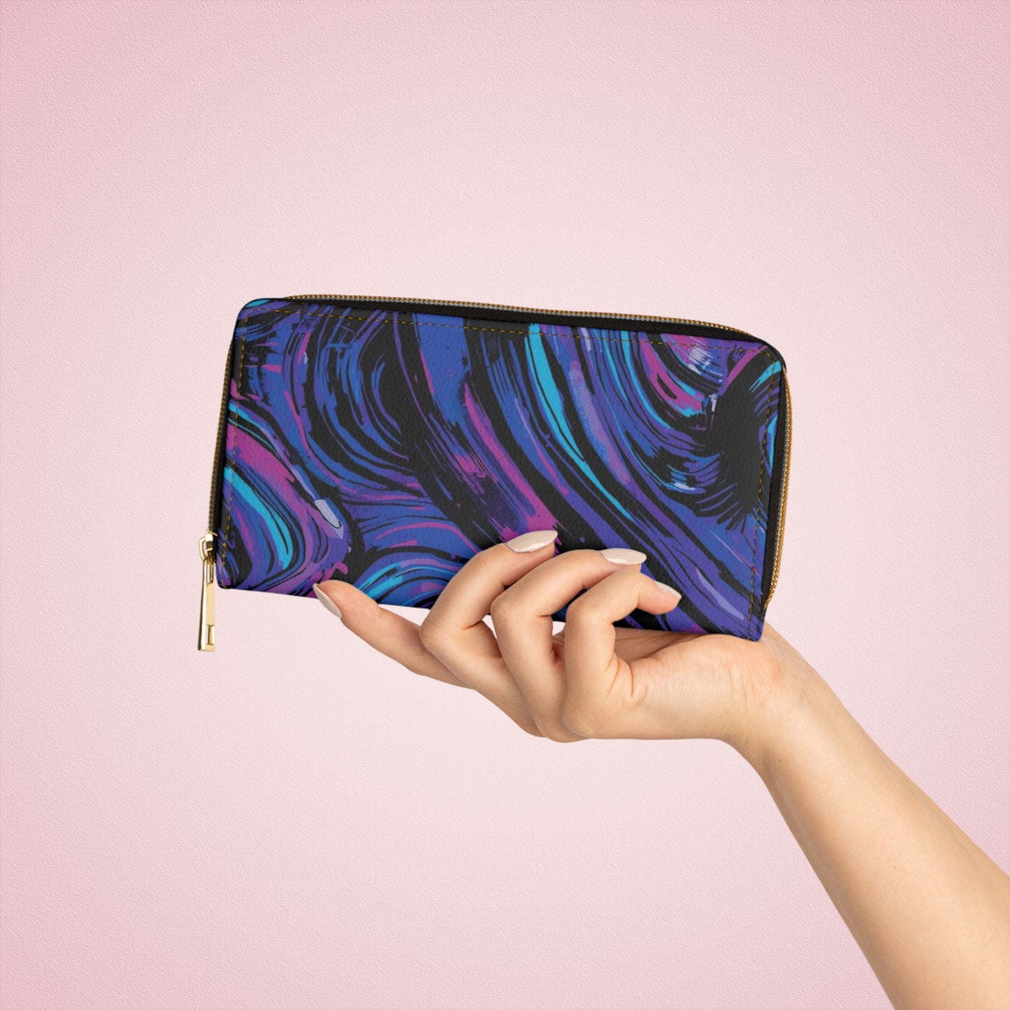 💎✨ Mystical Magic: The Enchanted Zippered Wallet of Elegance & Wonder 🔮💖🌙