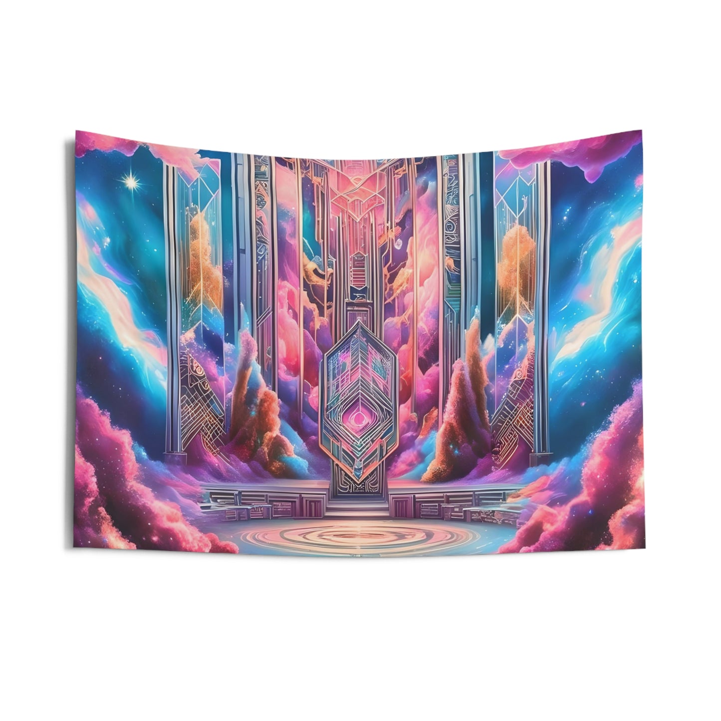 🌟✨ Mystical Aura: Enchanted Tapestry for Your Magical Wall and Captivating Photography Backdrops 📸🪄🌙