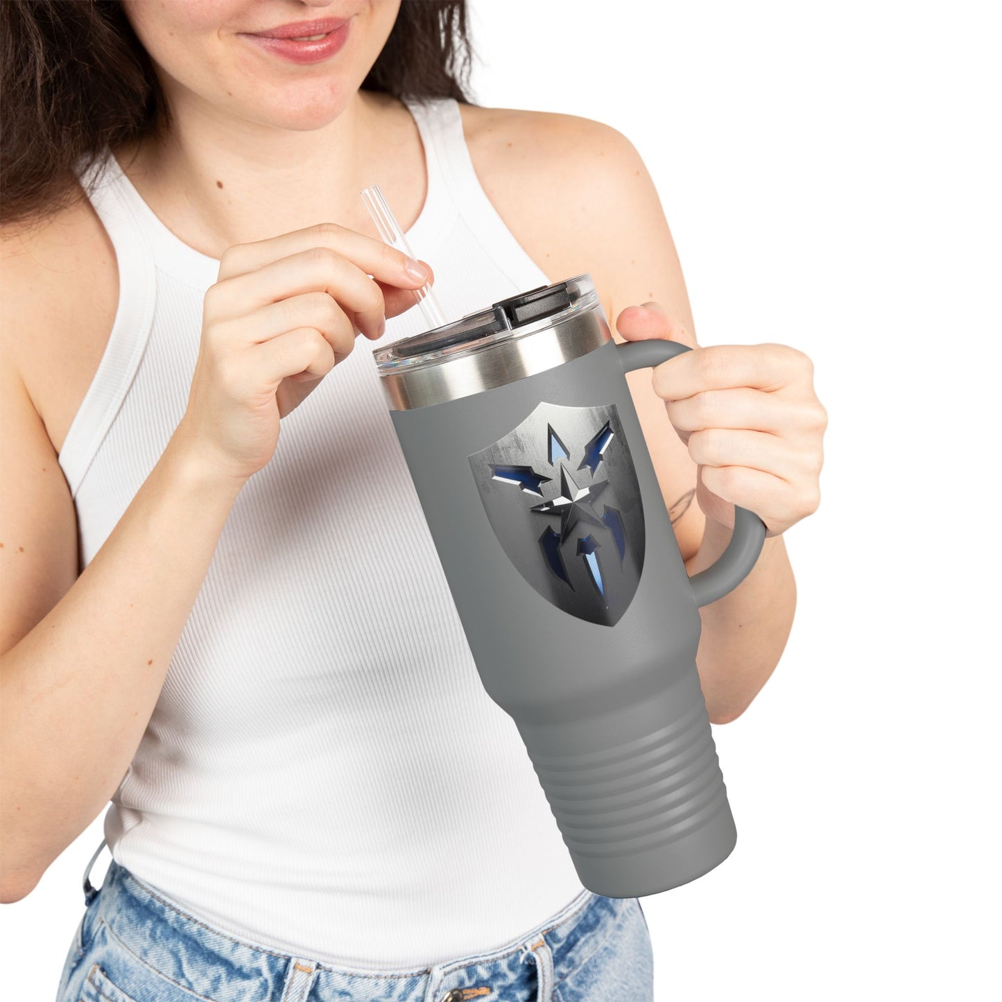 🤍 Enchanted Emblem Travel Tumbler 🤍
