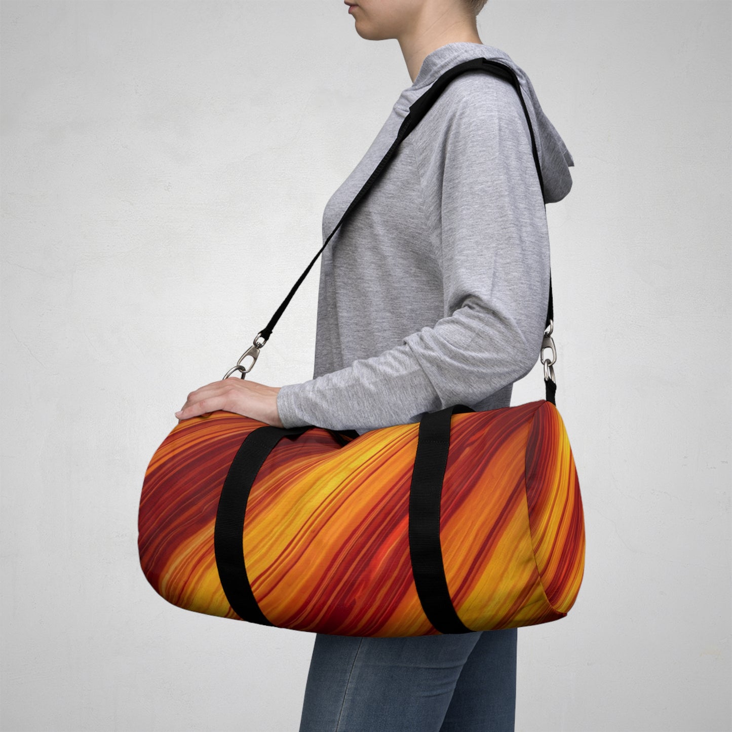 The Razzle-Dazzle Duffle Bag – One-of-a-Kind Design 🎨🔥