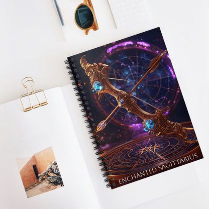 🏹✨ Enchanted Sagittarius Zodiac Journal – A Free-Spirited Notebook for Adventurous Souls & Explorers ♐📖