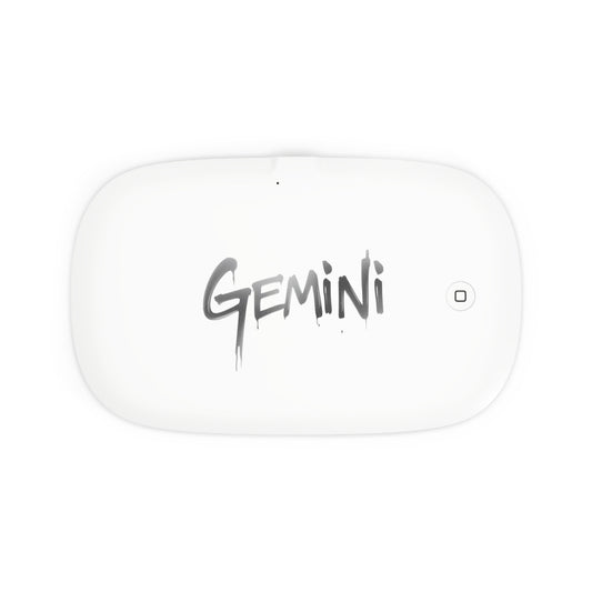 ♊ Aurora UV Phone Sanitizer & Fast Wireless Charging Pad – Gemini Edition 🌬️♊