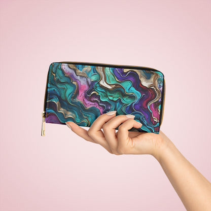 💎✨ Mystical Magic: The Enchanted Zippered Wallet of Elegance & Wonder 🔮💖🌙