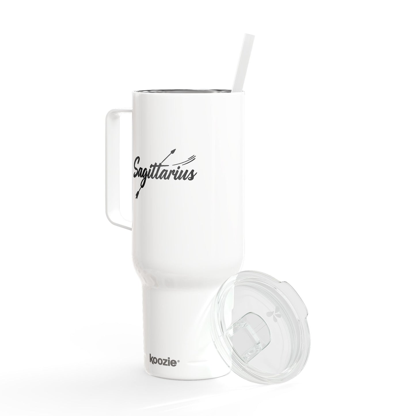 Cosmic Sagittarius Signatures ✨ 40oz Engraved Zodiac Tumbler