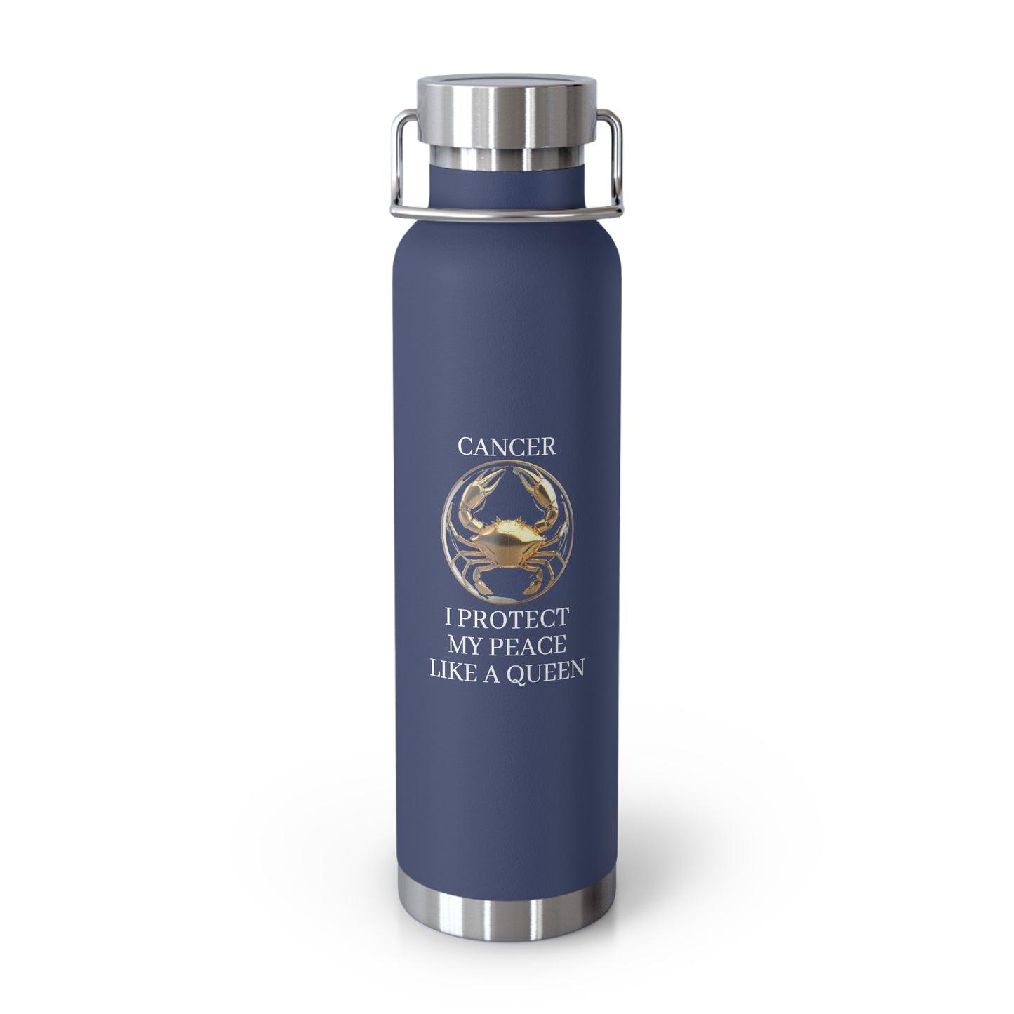 ✨🔮 Enchanted Cancer Copper Insulated Bottle – 22oz of Temperature Magic! 🔮✨