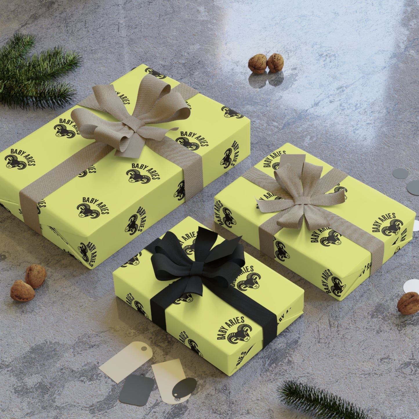 ♈ Baby Aries Wrapping Paper | The Enchanted Wrap™ Collection ♡